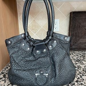 Salvatore Ferragamo Pebble Leather Bag